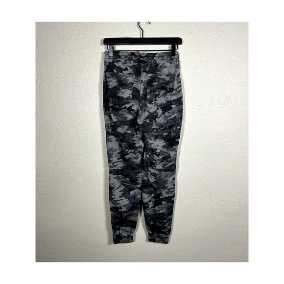 SPANX Black Wash Camo Stretch Twill Cargo Jogger Pant Size Small - Picture 7 of 7